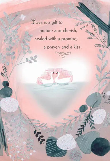 Wedding Day - We Love, Because He First Loved Us - 1 John 4:19 Dayspring Cards Inc.