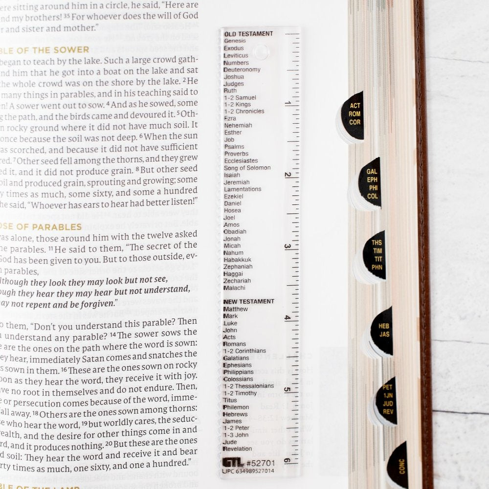 Straight-Edge Ruler with Books of the Bible Christianbook.com