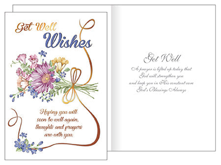 Get Well Wishes Card CBC Distributors