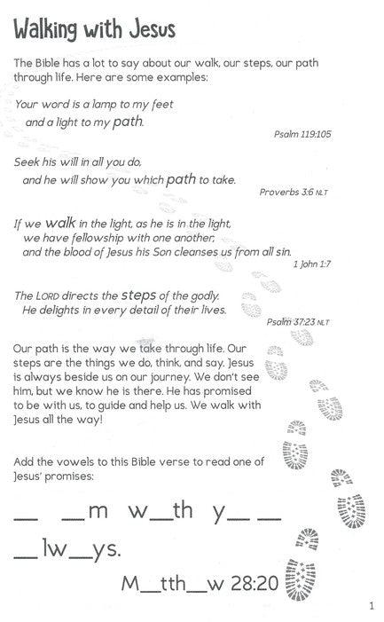 Walking with Jesus Activity Book
