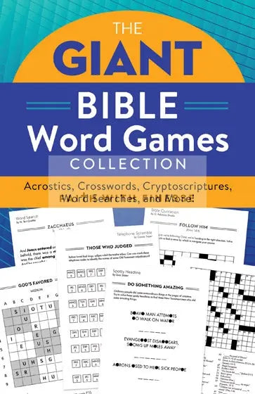 The Giant Bible Word Games Collection - Acrostics, Crosswords, Cryptoscriptures, Word Searches, and More! Barbour Publishing