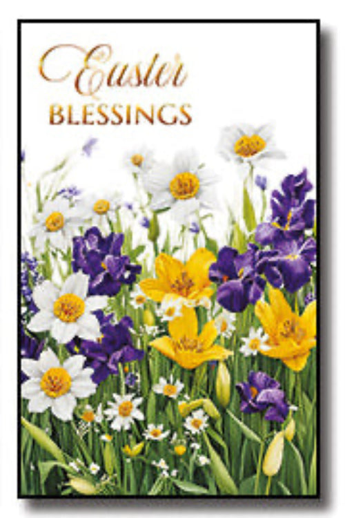 Easter Cards with Gold Foil - Pack Of 12