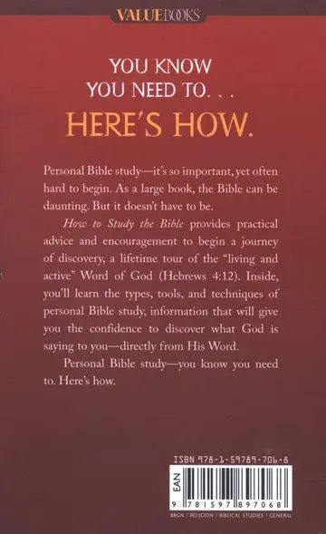 Bible study guide for Beginners