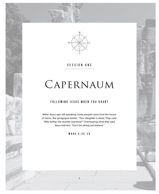 In the Footsteps Of The Savior Bible Study Guide Plus Streaming Video