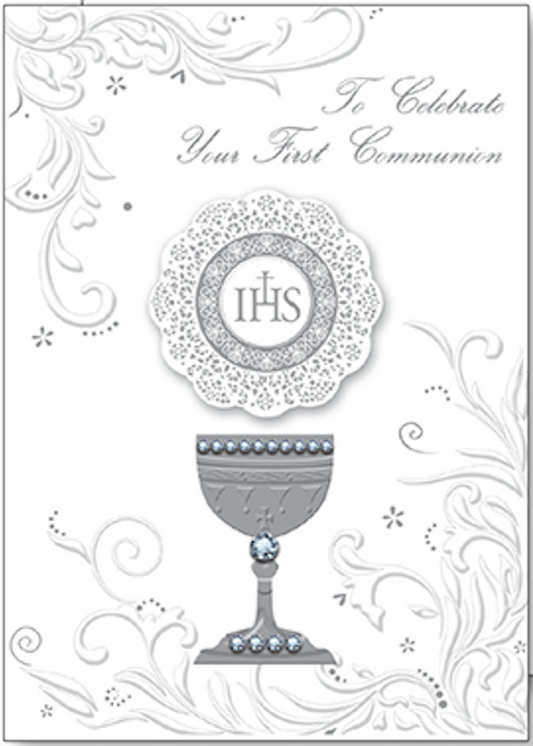 Hand Crafted Communion Symbolic Card