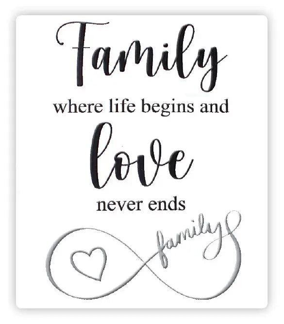 Family Love - Ceramic Plaque CBC Distributors