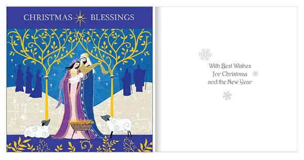 Handcrafted Christmas Card – Christmas Blessings CBC Distributors