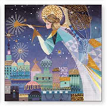 Handcrafted Christmas Card - The Angel CBC Distributors