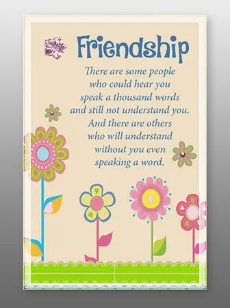 Friendship Glass Plaque - Colourful Daisies CBC Distributors