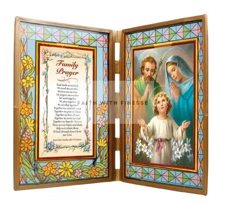 Glass Plaque - Holy Family CBC Distributors