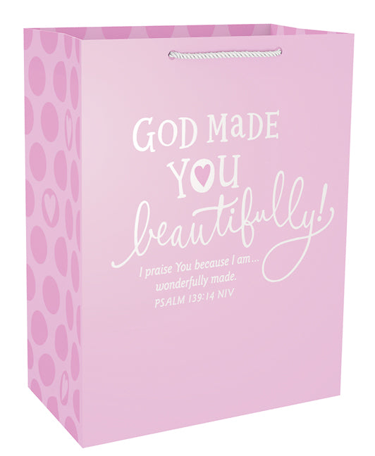 God Made You Beautifully - Large Gift Bag