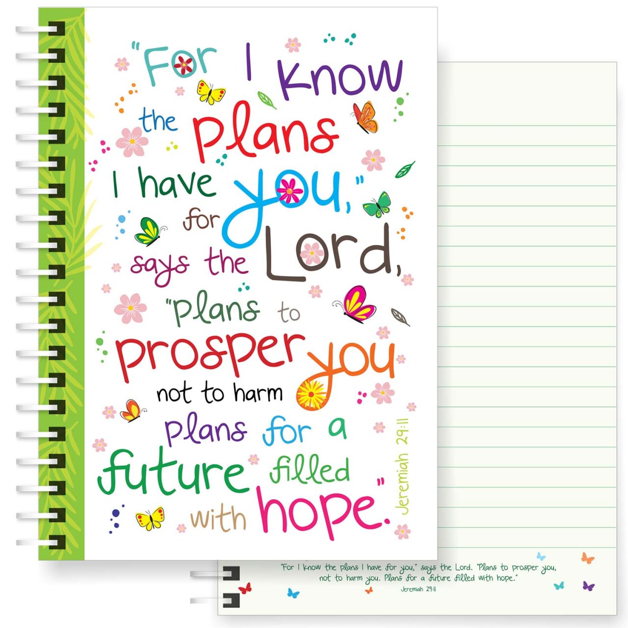 Know The Plans A5 Christian Notebook