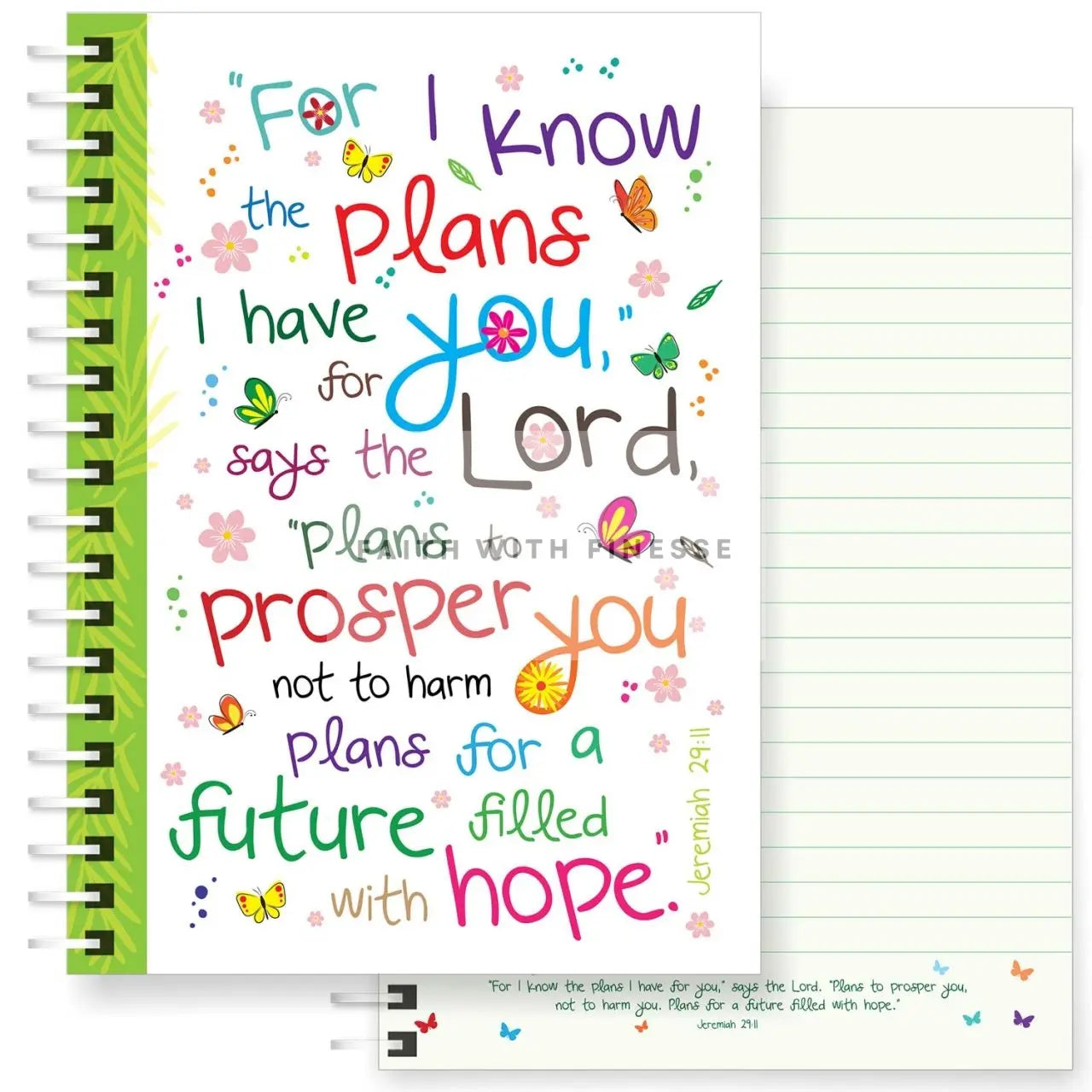 Know The Plans A5 Christian Notebook Just Cards Direct