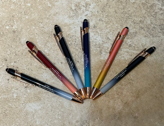 3-Pack Bible Verse Pens – 1 Peter 5:7