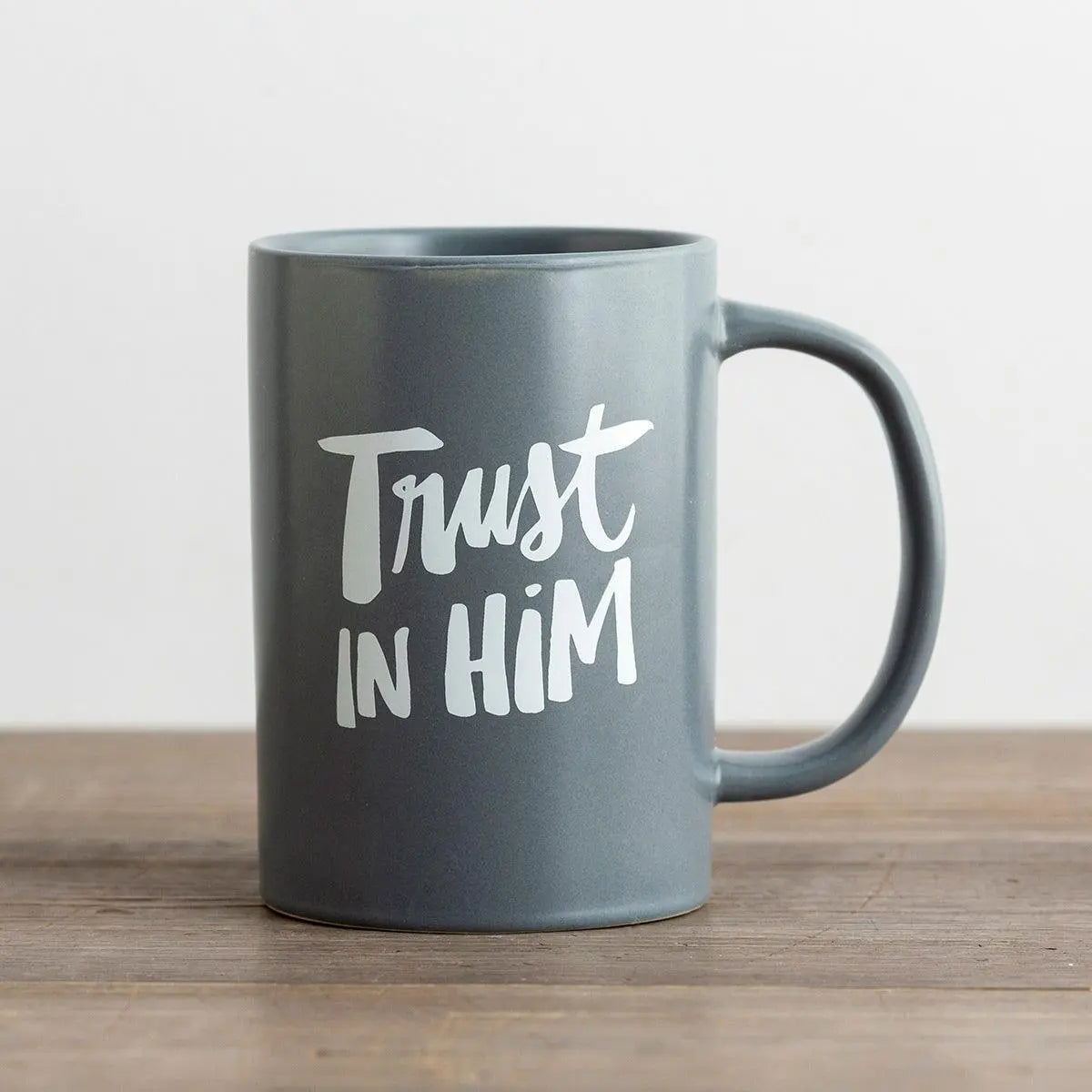 Trust In Him - Grey And White Mug Dayspring
