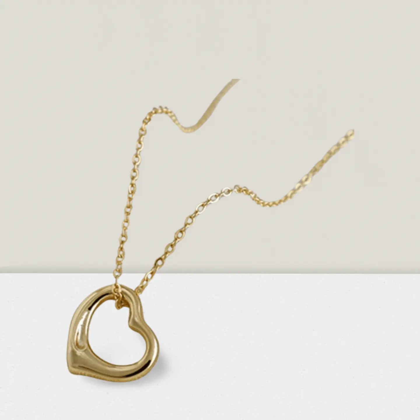 Gold Plated Heart Necklace