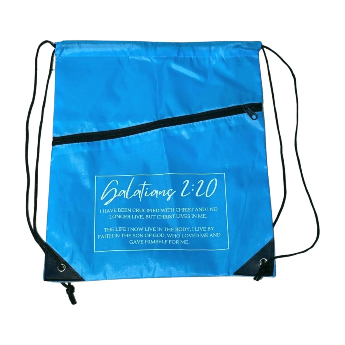 Galatians 2:20 Drawstring Bag Faith With Finesse