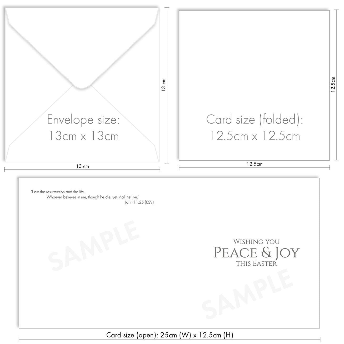 I Am The Resurrection Easter Cards (pack of 5)