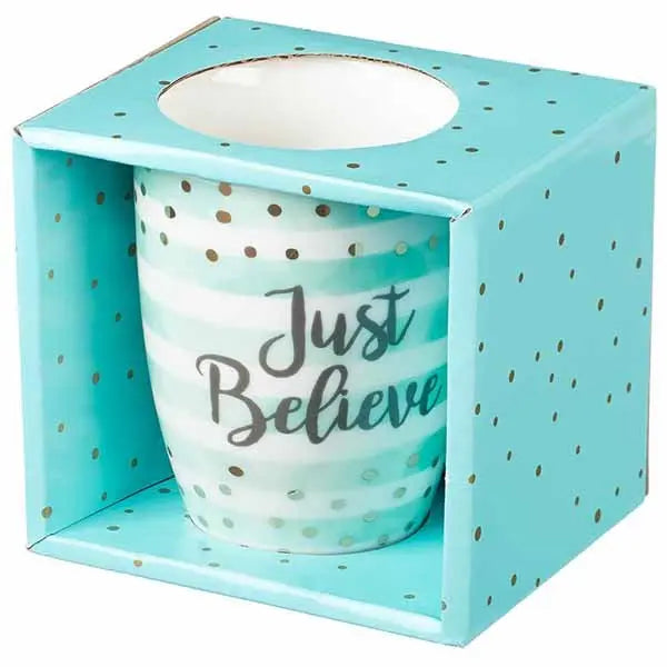 Just Believe Mug Christian Art Gifts