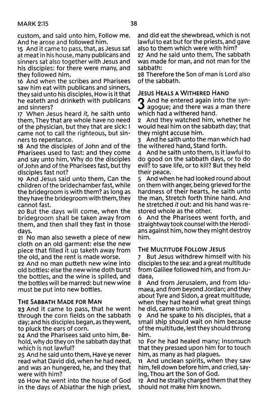 Scenic Holy Bible - KJV Large Print New Testament - Comfort Print - Softcover