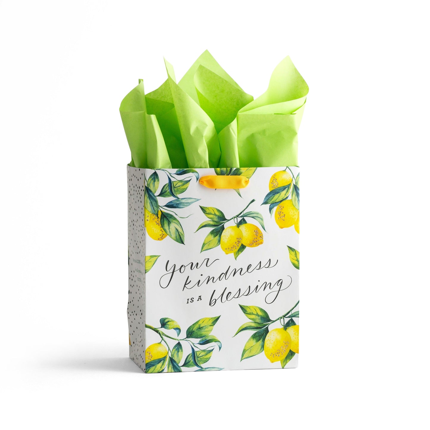 Kindness is a Blessing - Lemons - Medium Gift Bag with Tissue Faith With Finesse