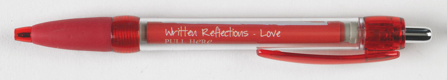 Red Love Banner Pen