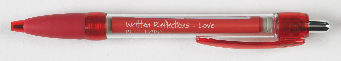 Red Love Banner Pen Faithworks