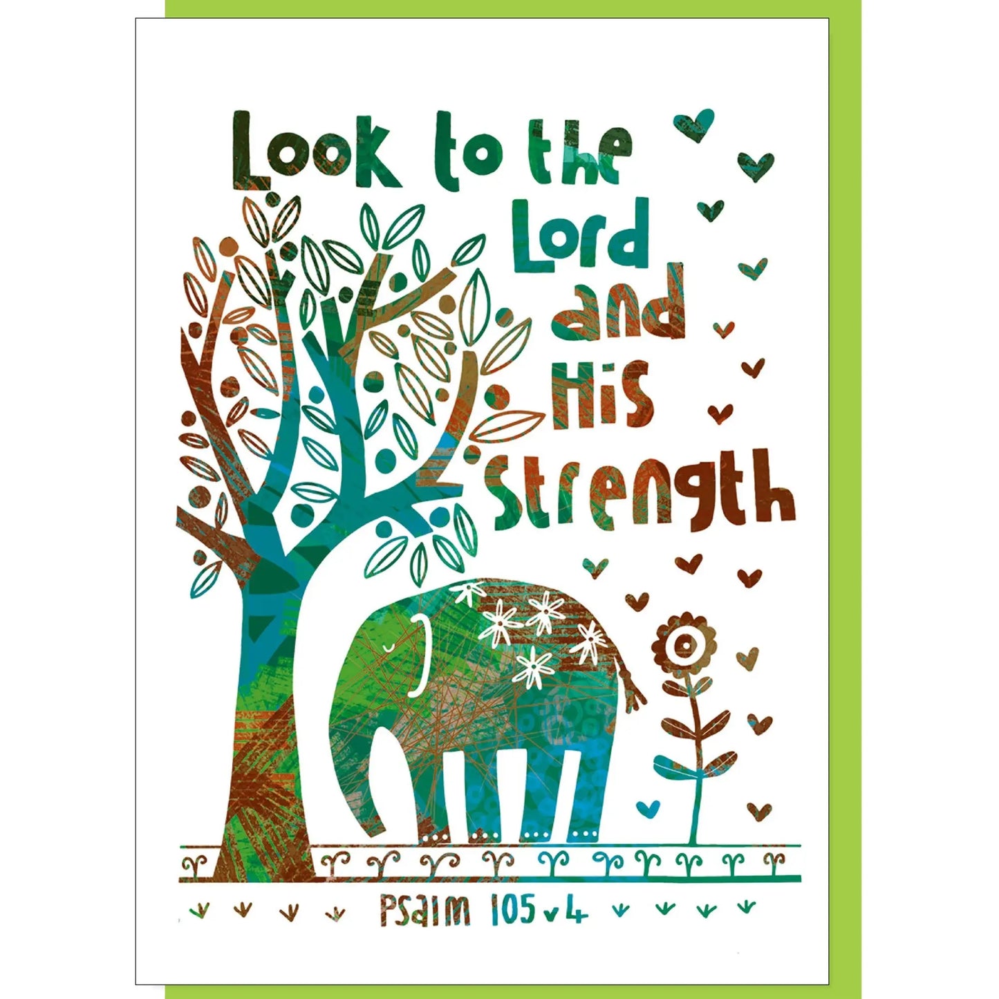 Look To The Lord Greetings Card Just Cards Direct