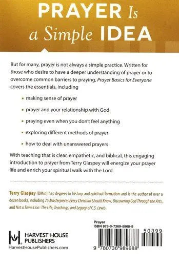 Prayer Basics for Everyone Harvest House Publishers