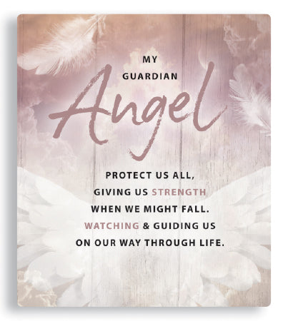 My Guardian Angel - Porcelain Message Plaque CBC Distributors