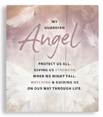 My Guardian Angel - Porcelain Message Plaque CBC Distributors