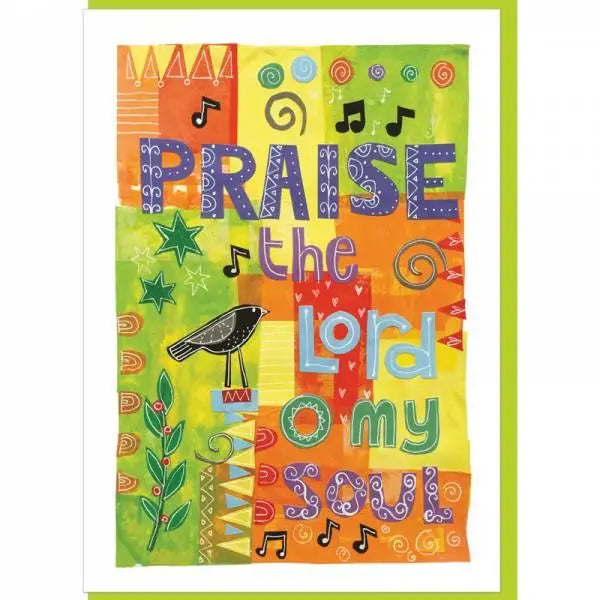 Praise The Lord Greetings Card Just Cards