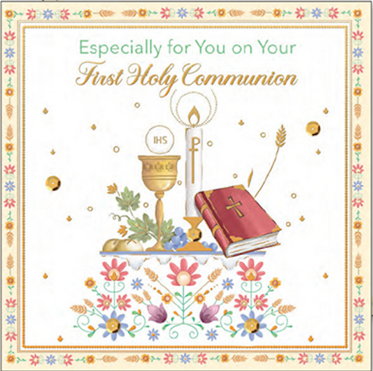 Boutique First Holy Communion Card