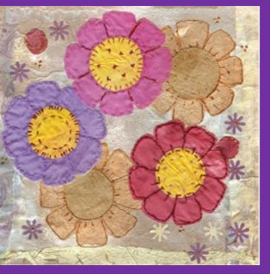 Vibrant Floral Greetings Card