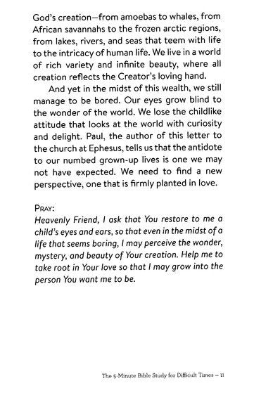 The 5-Minute Bible Study for Difficult Times