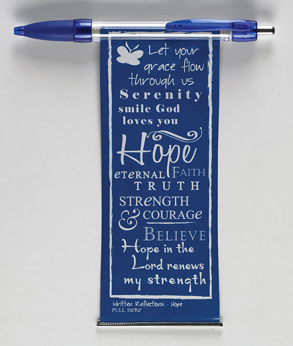 Blue Hope Banner Pen