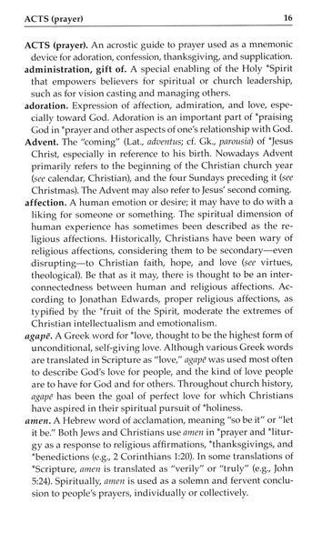 Pocket Dictionary of Christian Spirituality