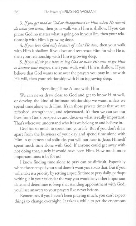 The Power of a Praying Woman