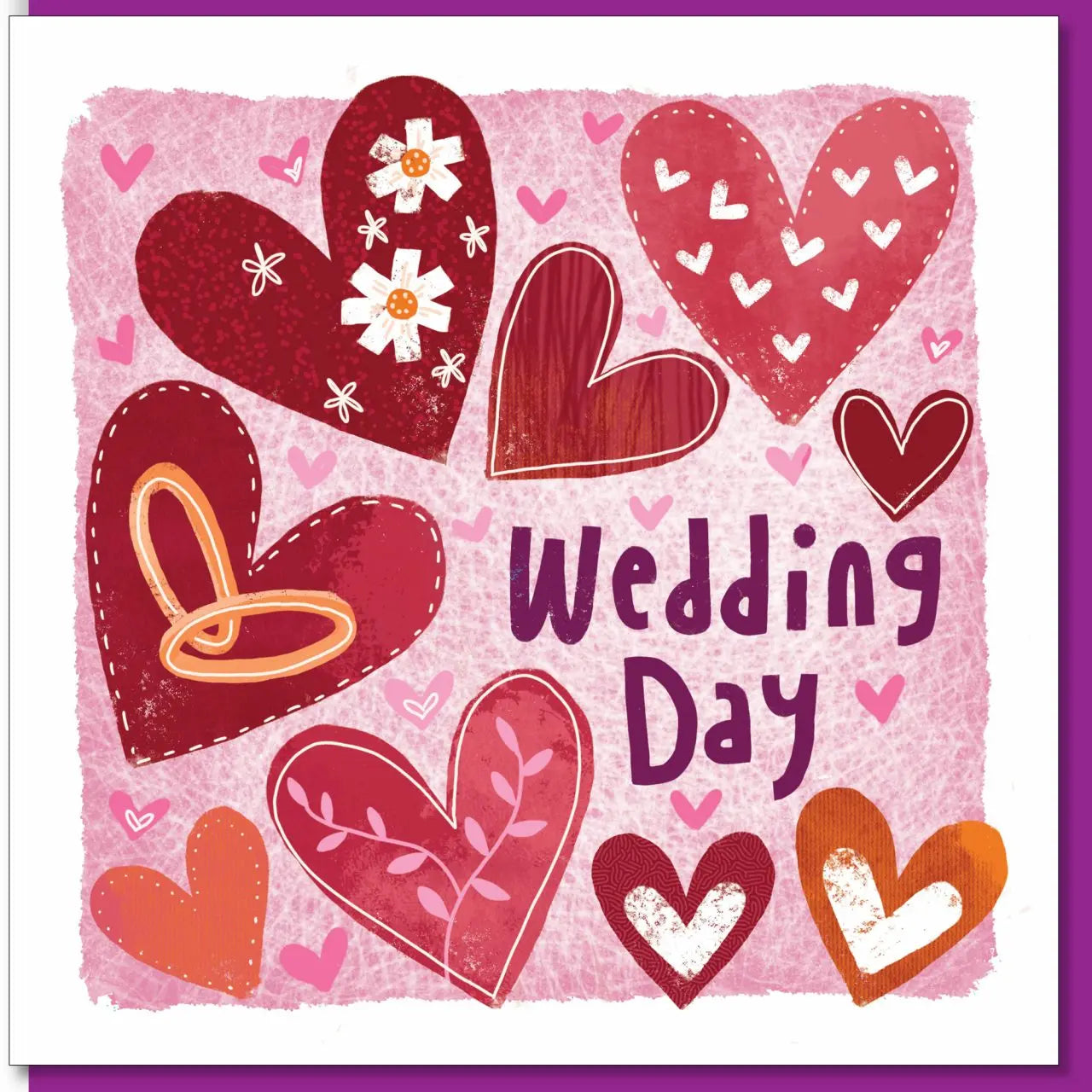 Wedding Hearts Greetings Card Just Cards Direct