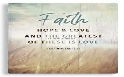 Faith Love and Hope Pendant