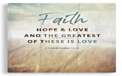 Faith Love and Hope Pendant