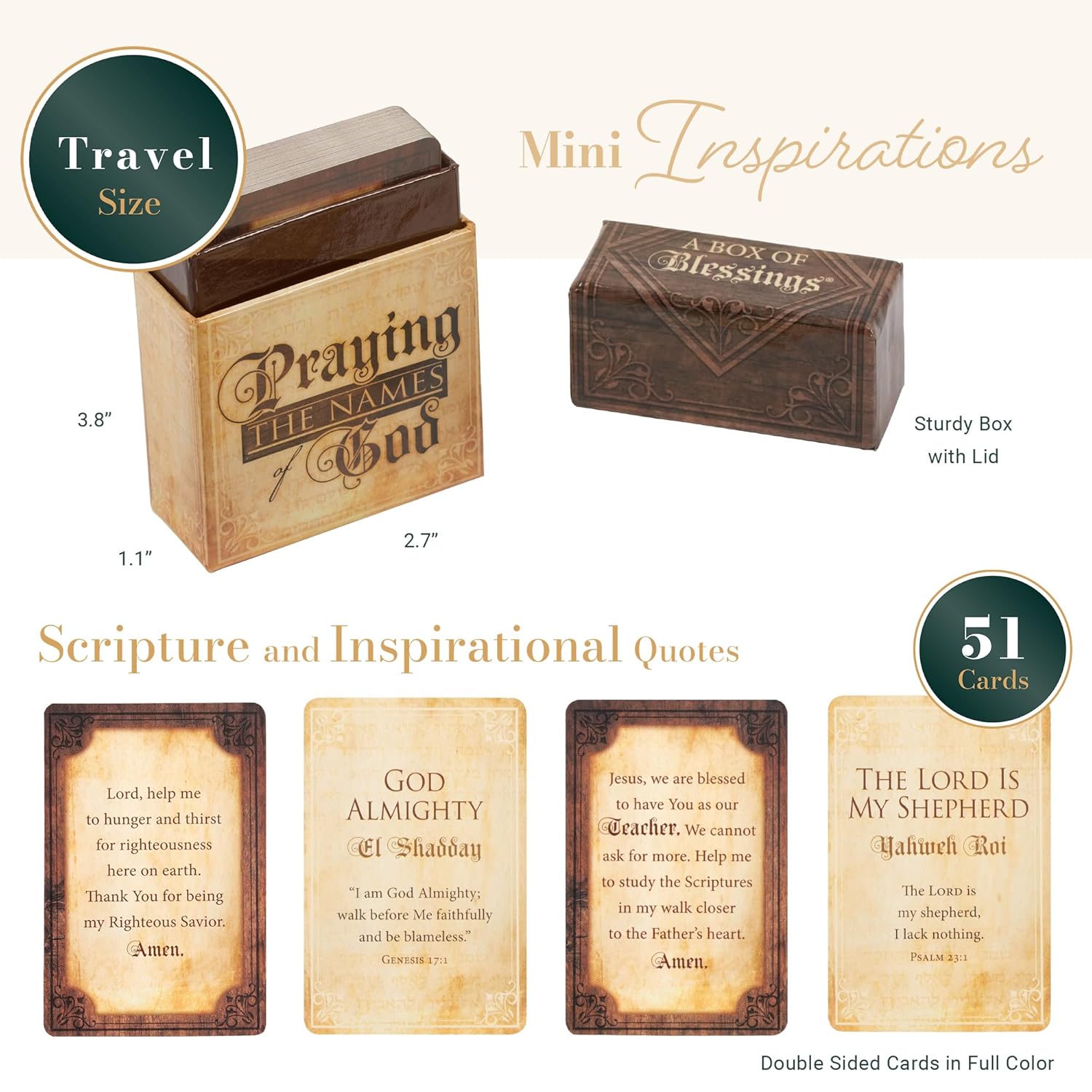 Box of Blessings: Names of God (Box Of Blessings) Christian Art Gifts