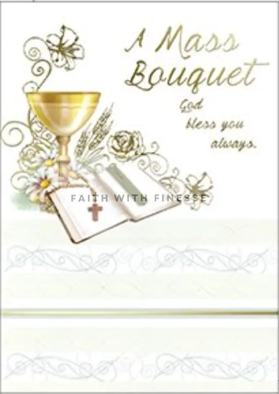 A Mass Bouquet Card - God Bless You Always CBC Distributors