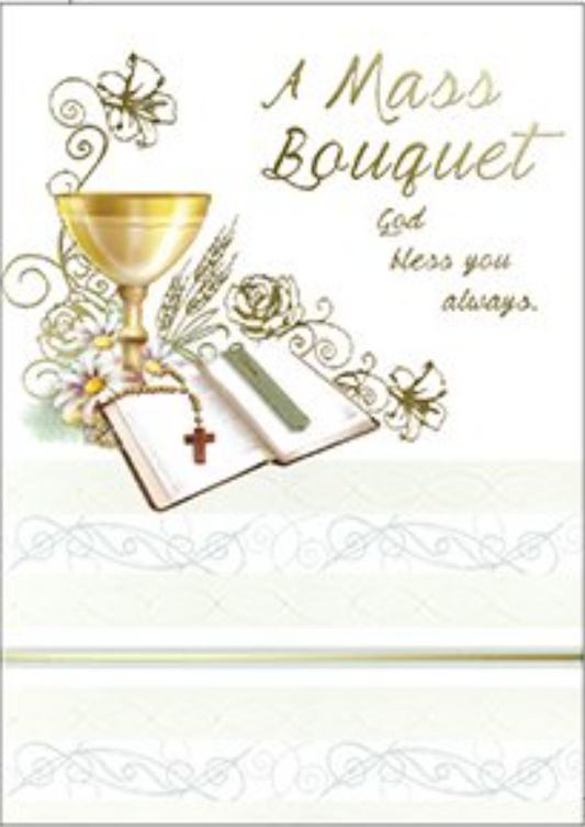 A Mass Bouquet Card - God Bless You Always CBC Distributors