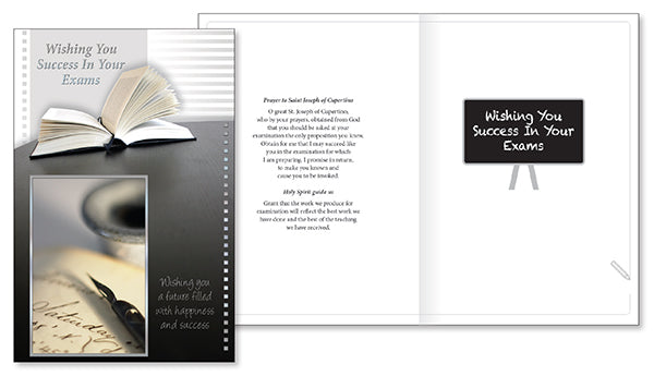 Wishing Success in your Exams with Insert Card