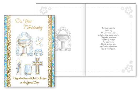 Christening of your Baby Boy Card CBC Distributors