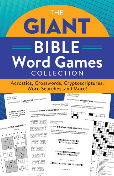 The Giant Bible Word Games Collection - Acrostics, Crosswords, Cryptoscriptures, Word Searches, and More! Barbour Publishing