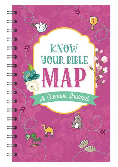 Know Your Bible Map [Women's Cover] A Creative Journal Barbour Publishing
