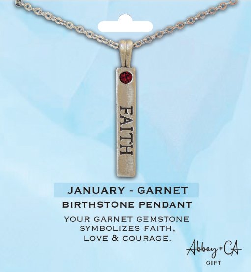Silver Plated Birthstone Pendant – Christian Virtue Collection CBC Distributors