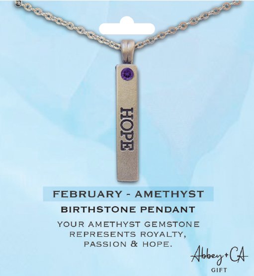 Silver Plated Birthstone Pendant – Christian Virtue Collection CBC Distributors